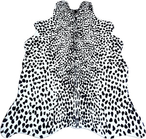 faux fur leopard rug, chetta print