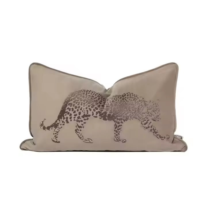 Cheetah Lumbar Pillow Collection (inserts included)