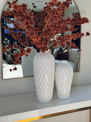 Artificial Orange Silk Cherry Blossom