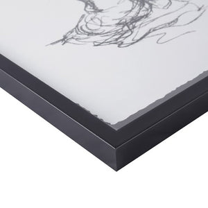 Madison Park Feminine Figures Sketch 2 Piece Framed Glass and Matted Wall Art Set