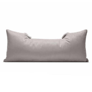 Modern Gray Candy-Shaped Cylindrical Bolster Pillow
