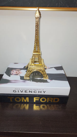 Eiffel Tower Gold Statue