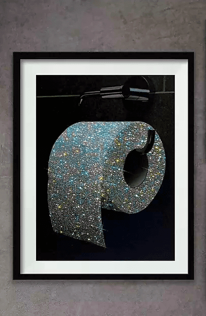 Glitter Roll Canvas.