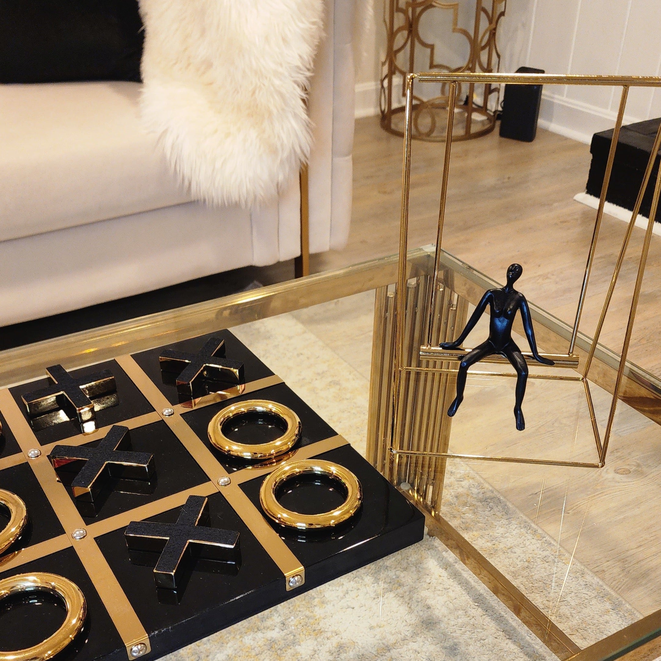 Creative Character Swing Sculpture For Home.