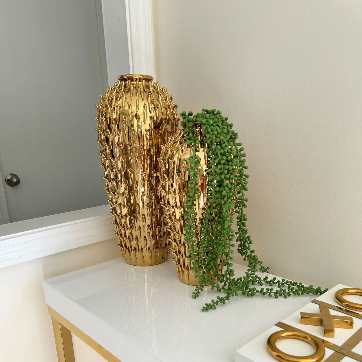 Artificial String of Pearls Plant 3 pieces