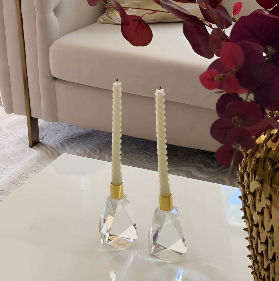 Crystal Tabletop Candlestick