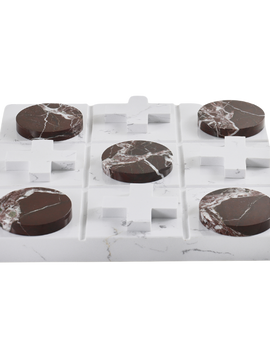 Curser Marble Tic Tac Toe Strategy Set