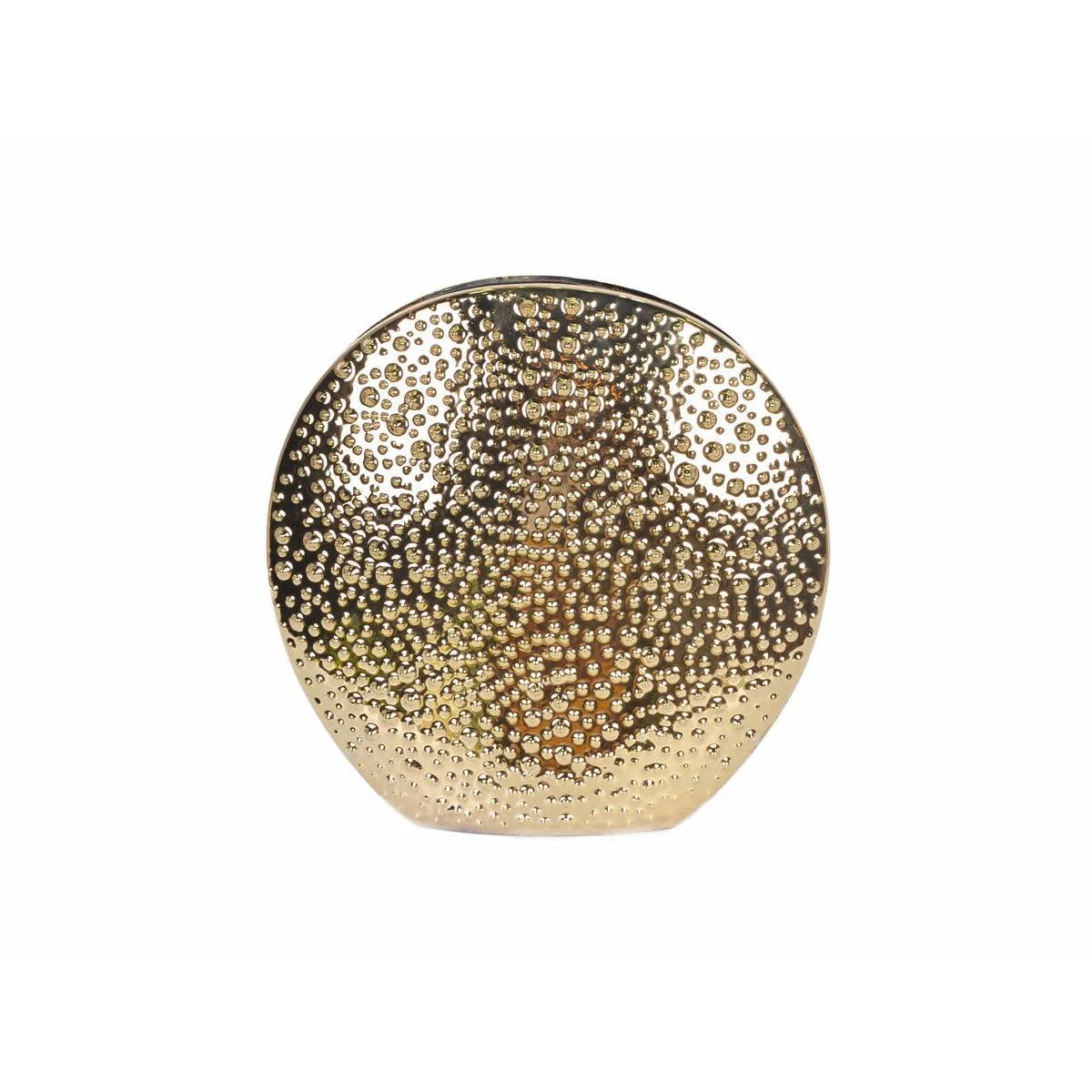 Gold Round Vase