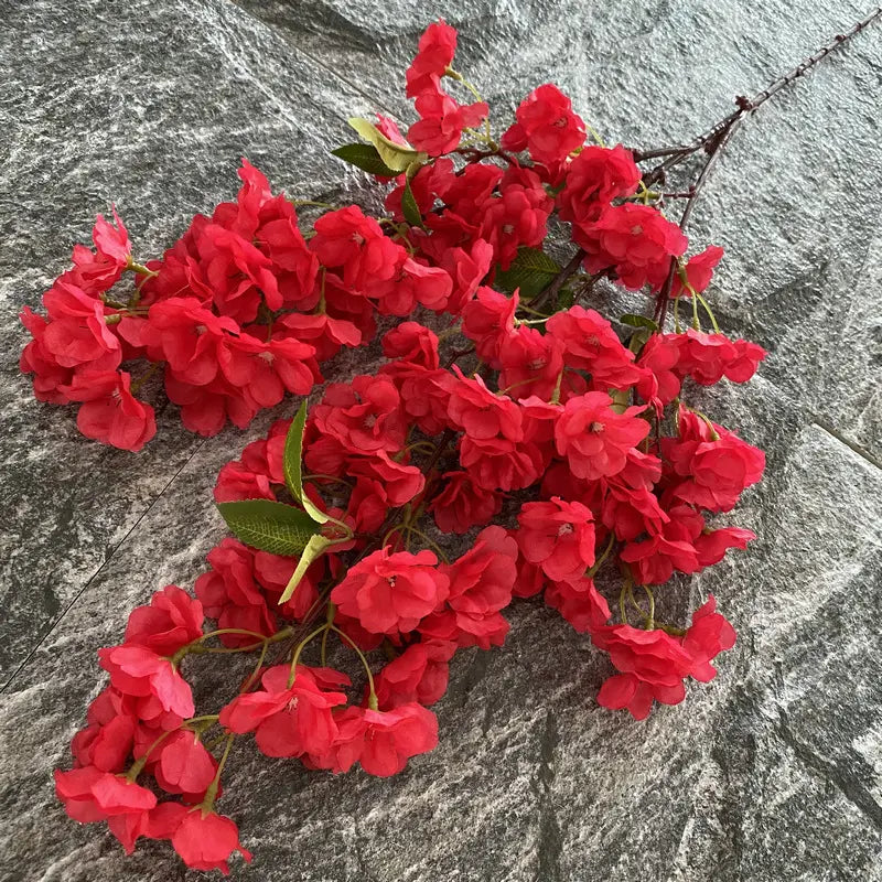 Artificial 3pcs Cherry Blossom Flowers