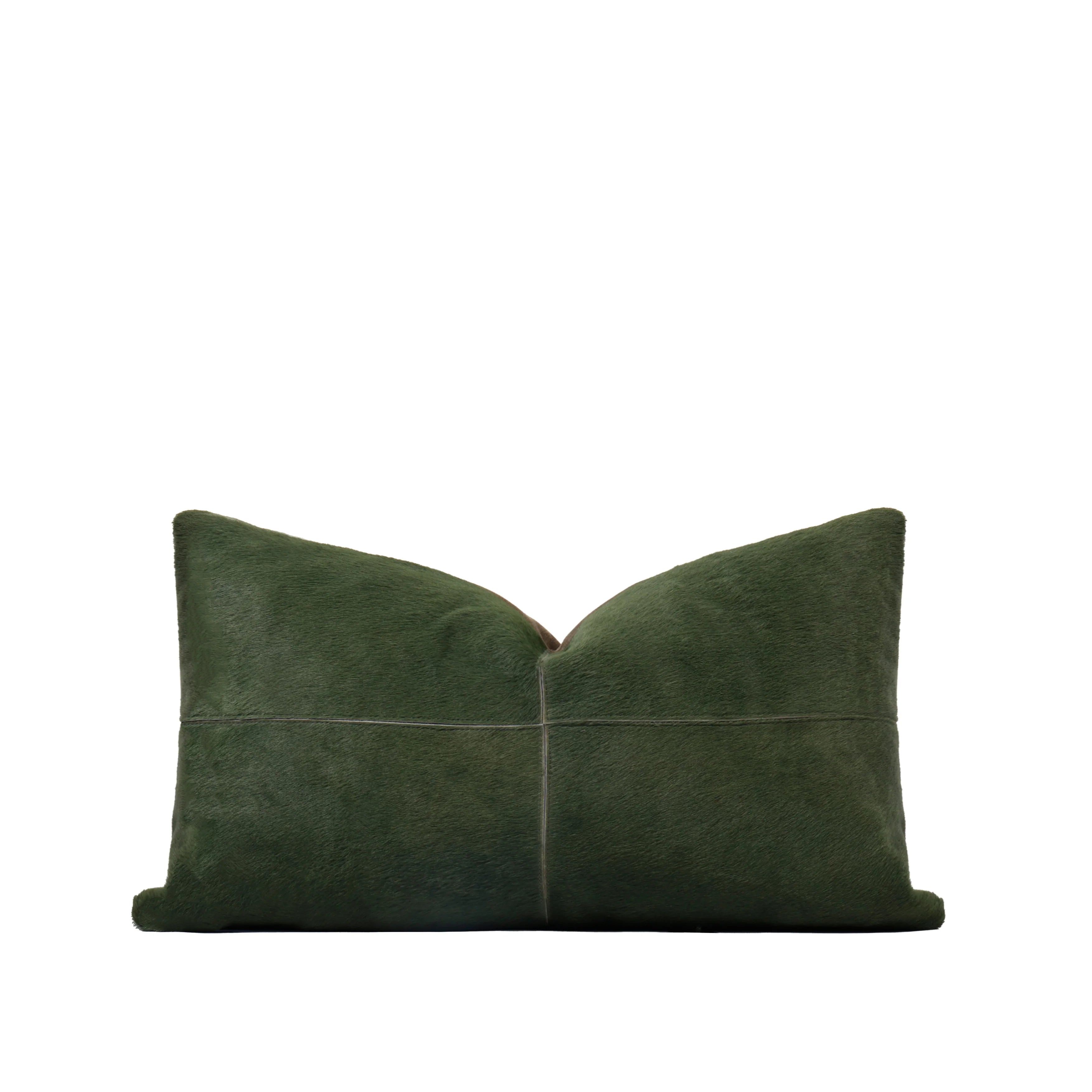 TIFFHOME Green Horsehair Organic Waist Pillows Luxury Home Decorative Pillows Cushions Sofa Couch Customized Cushion Covers