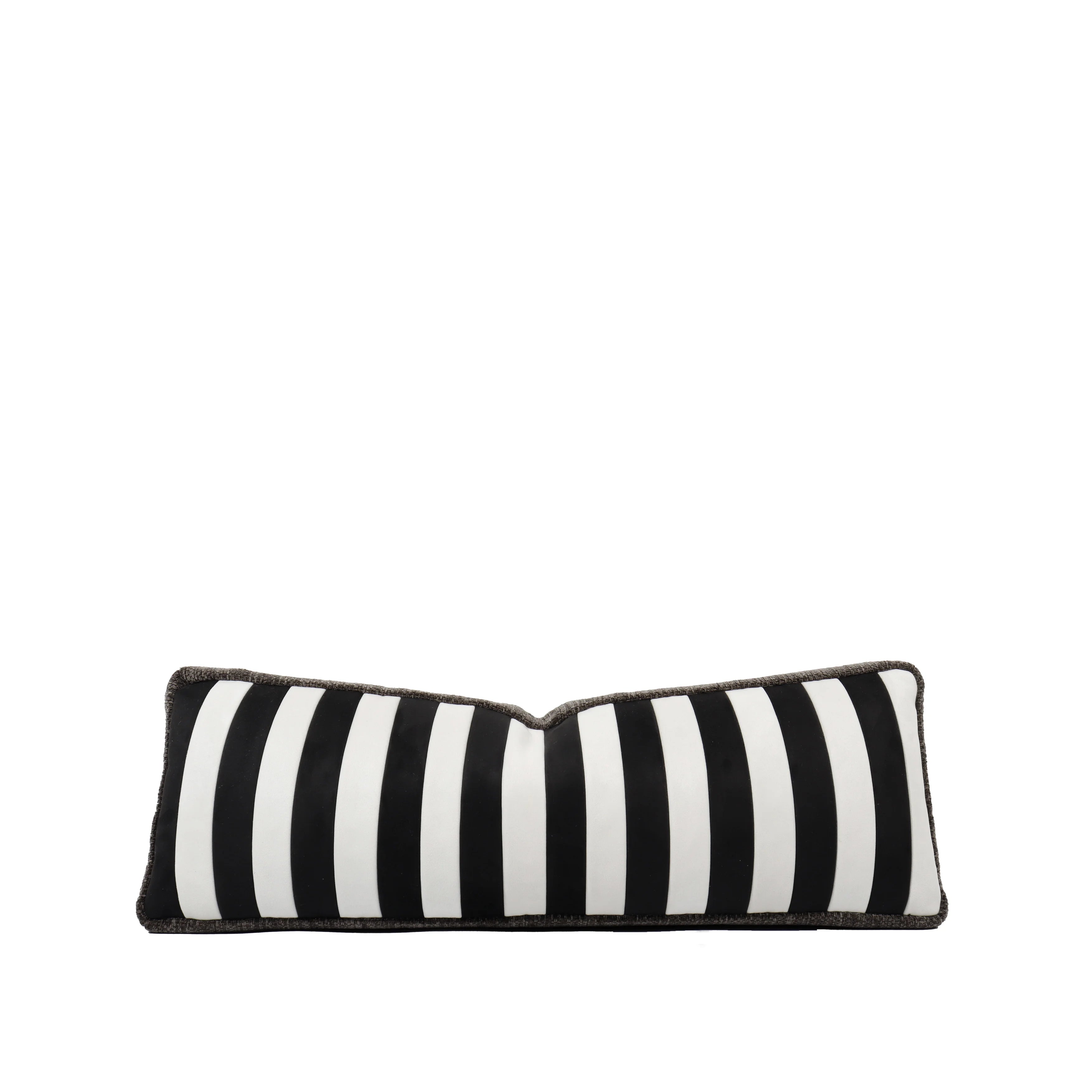 Geometric Stripes Waist Pillow Washable  Beige Brown Chic Sample for Living Room Sofa Wholesale