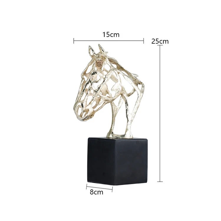Hollow Horse Sculpture Decorative Collectible for Window & Cabinet