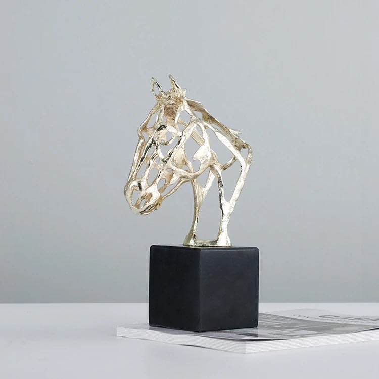 Hollow Horse Sculpture Decorative Collectible for Window & Cabinet