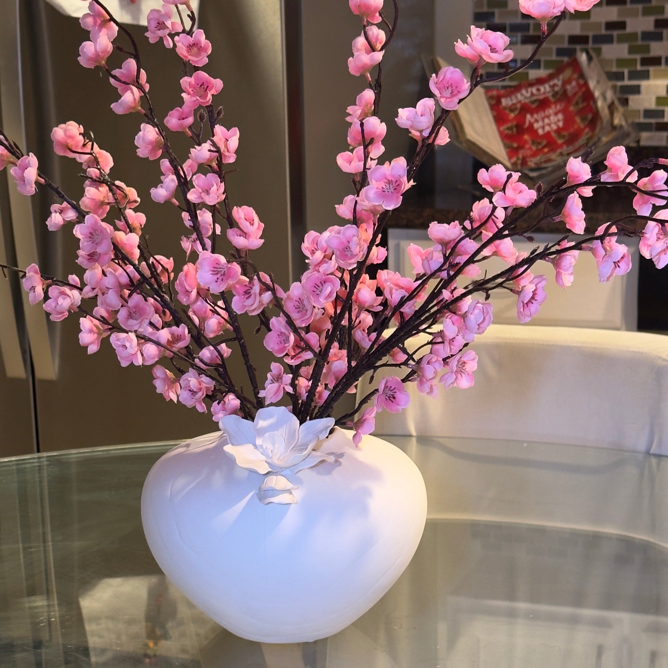 Nordic White table top vase