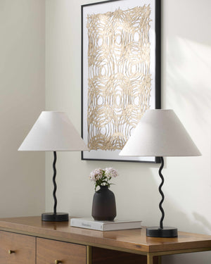 Kamyanyets Black Table Lamp-0