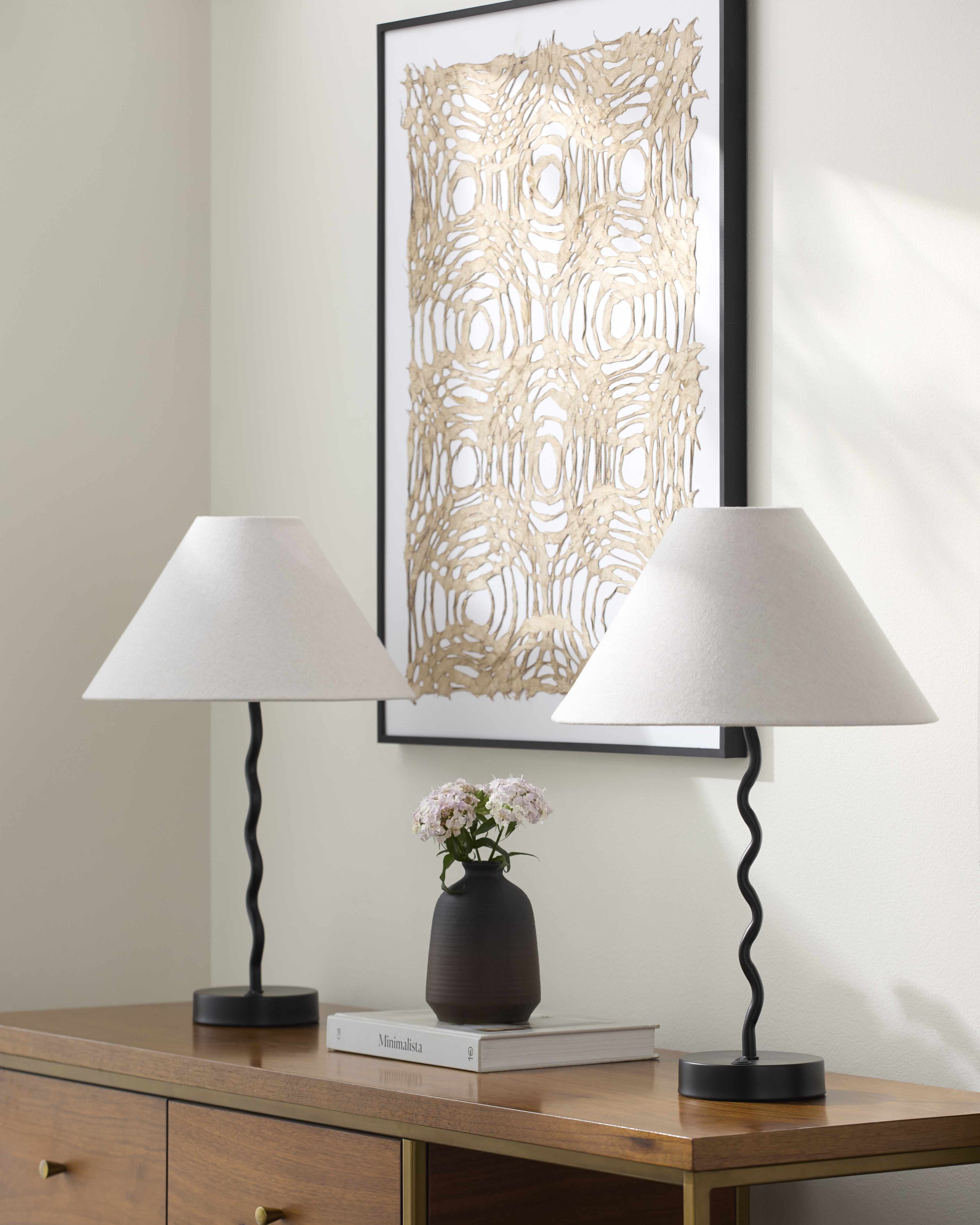 Kamyanyets Black Table Lamp-0