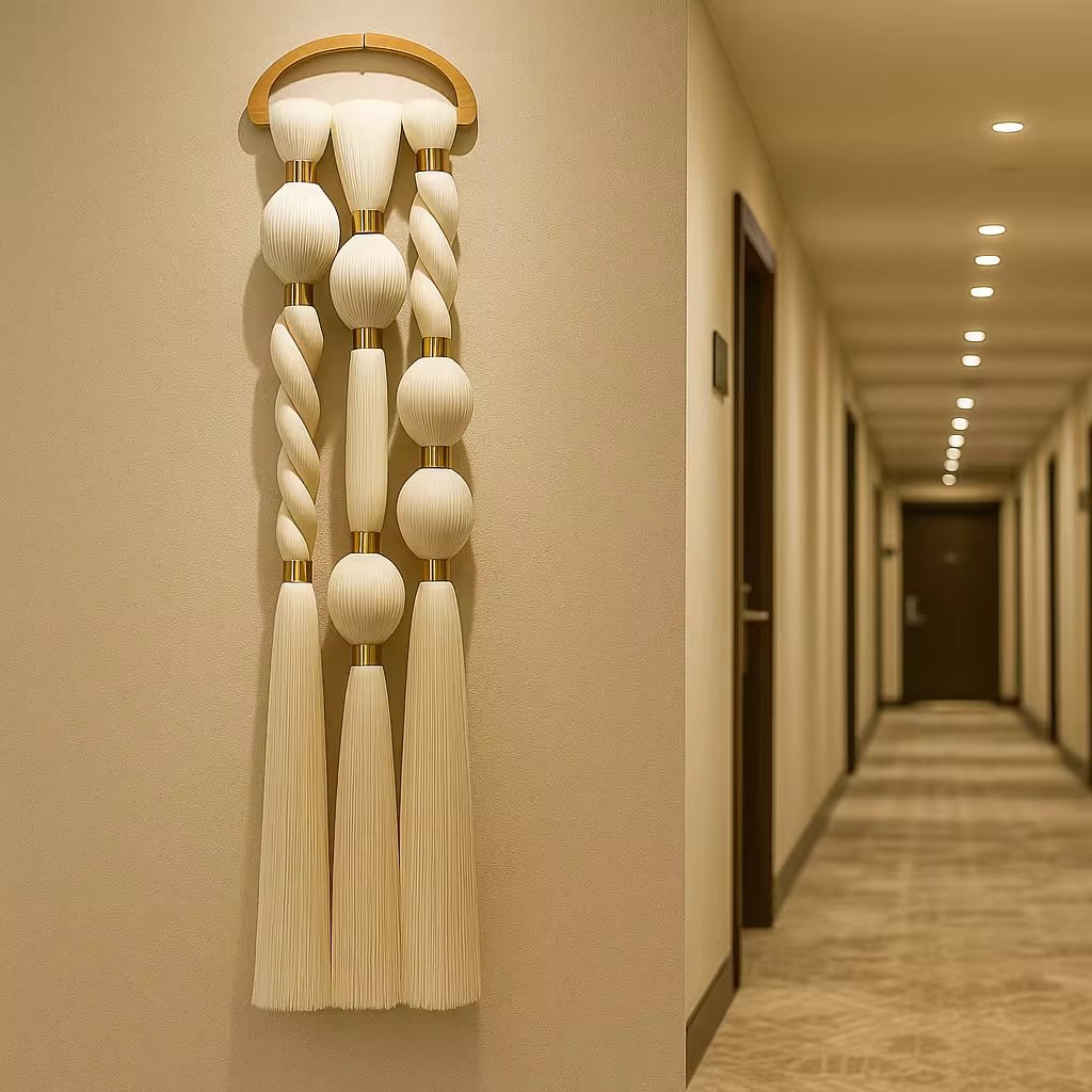 Luxury Gold Arch Macrame Wall Hanging