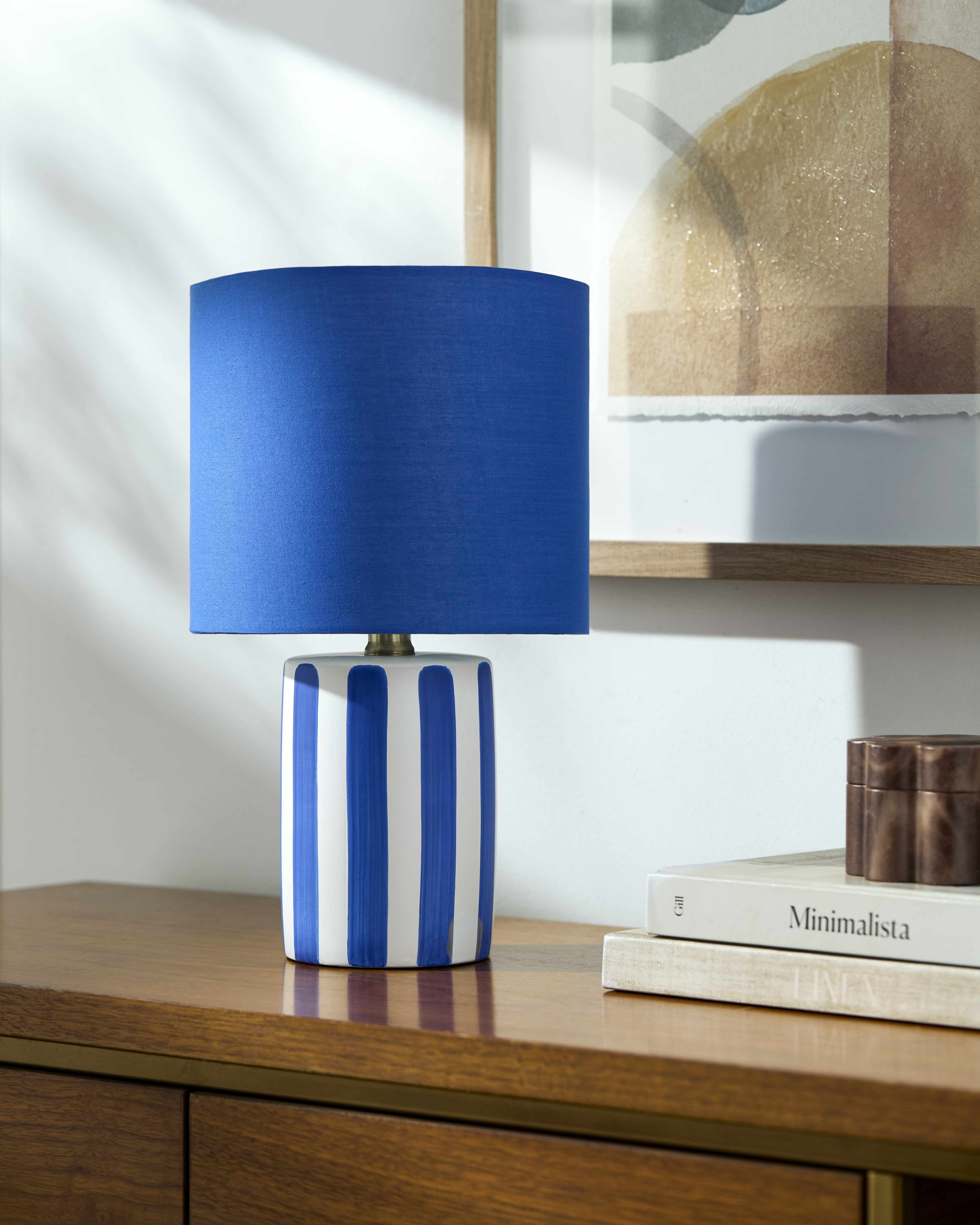 Escamilla Navy Table Lamp-0