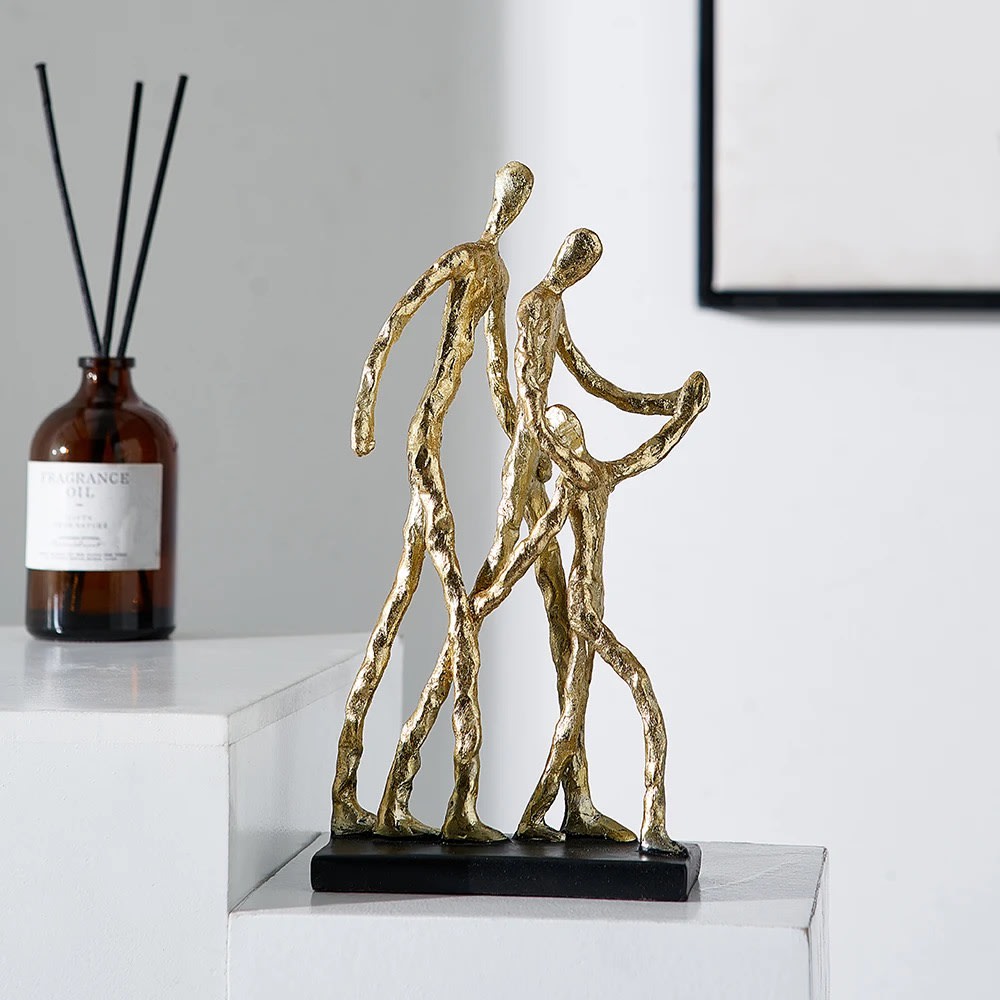 Modern Character Ornaments Resin Figurines Abstract Art Decor