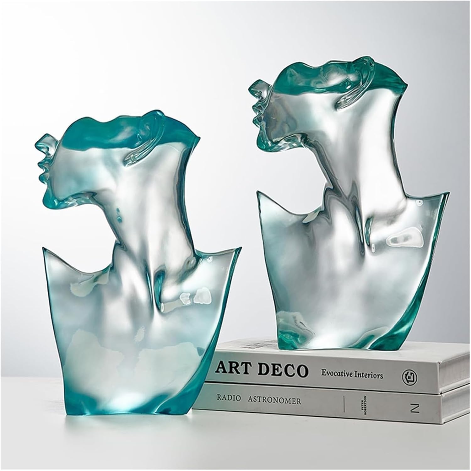 Nordic Modern Abstract Transparent Man Statue