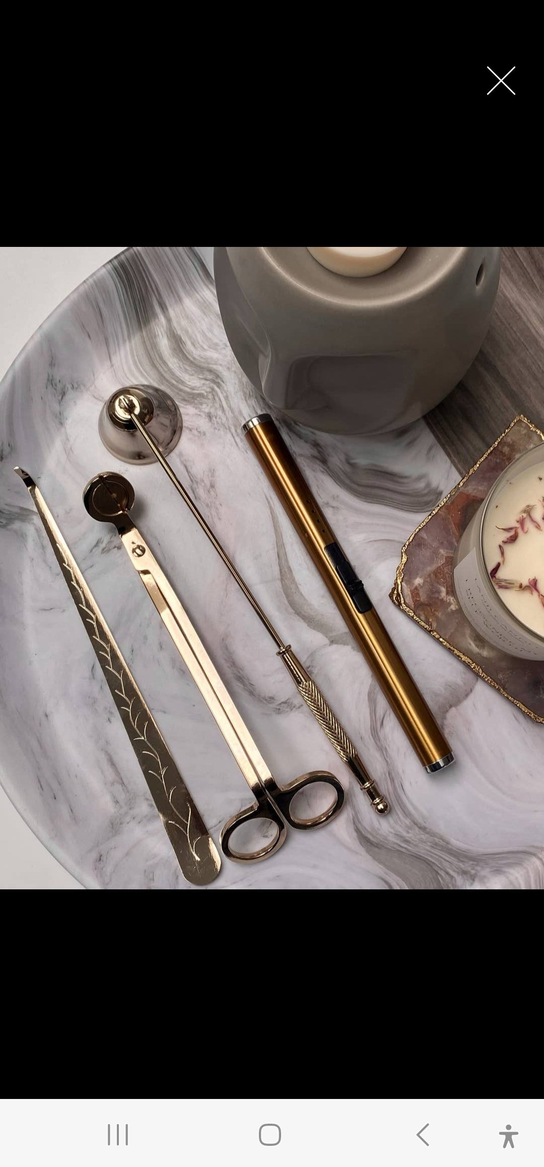 Candle Care Kit|Electric Lighter|Candle Snuffer|Wick