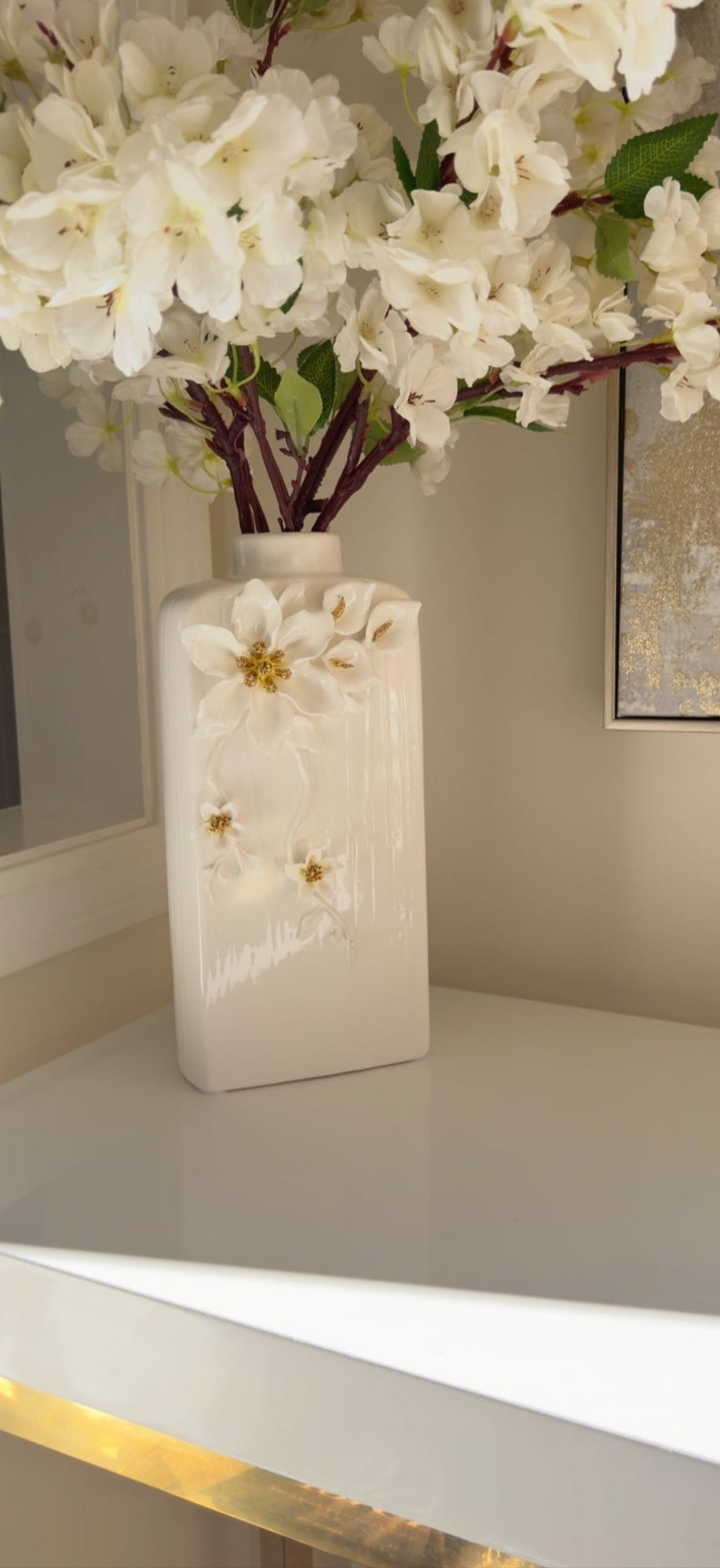 White Ceramic Vase