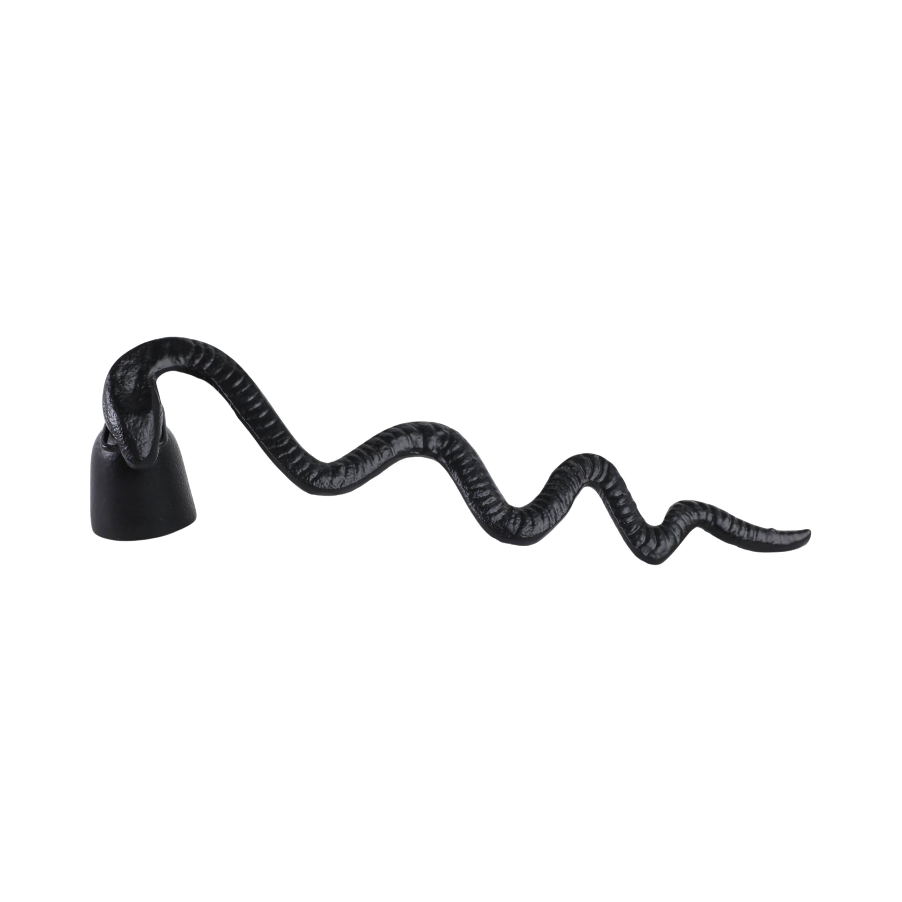 Candle Snuffer - Black Metal Snake, 11 in.