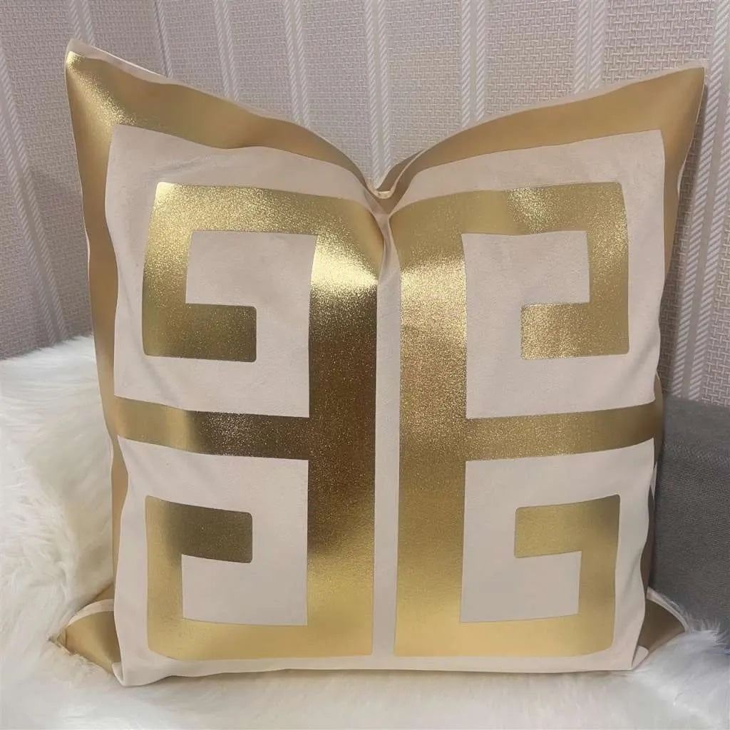 Throw Pillow sale is on!Shop this black and gold CC throw cases.Only 2 left  in stock.Visit our website royale-one.com . . . . . . . . . ., By  Royale One Home Decor