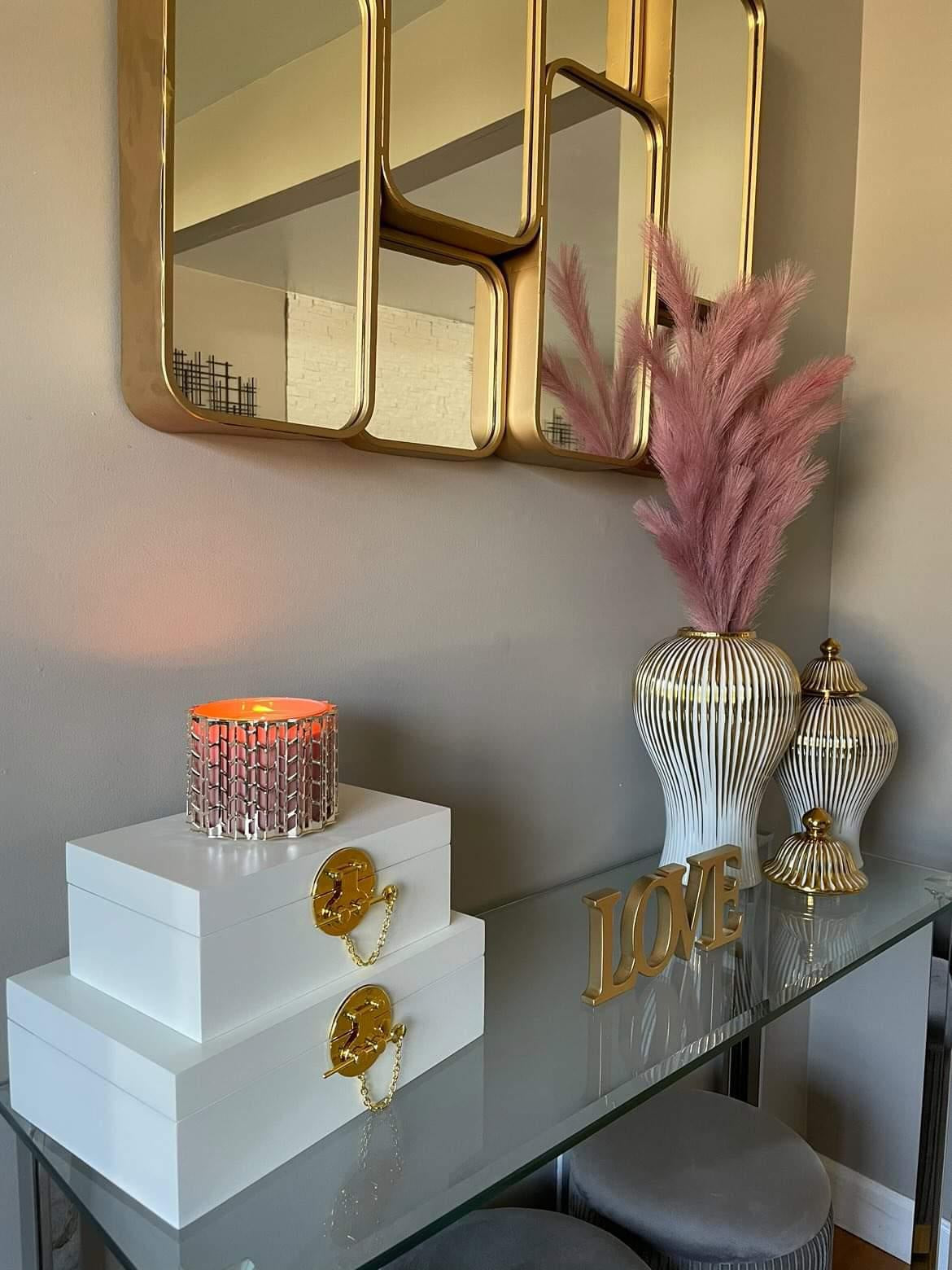 Elegant jewelry box with multiple compartments for organization
