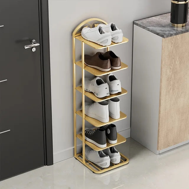 Luxury Gold style Shoe Rack 6 Tier